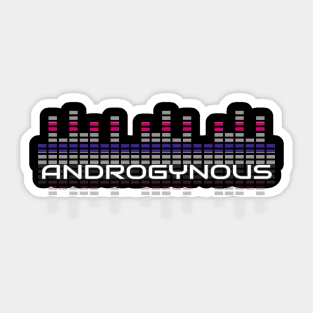 Music Equalizer Bars - Androgynous Sticker